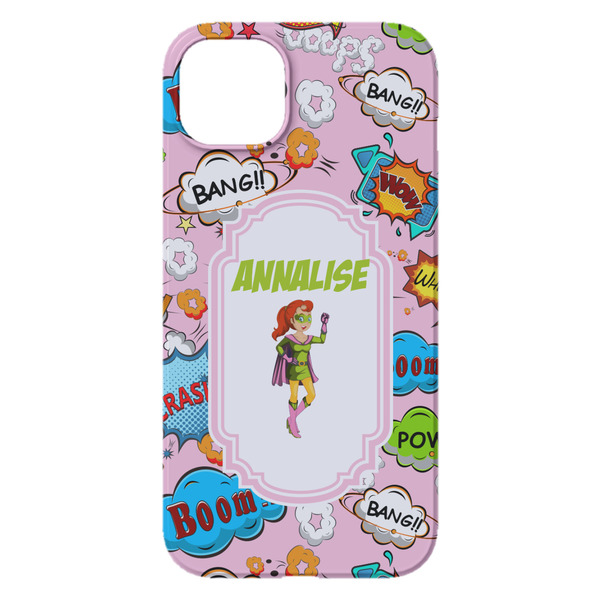 Woman Superhero iPhone 14 Plus Case - Back