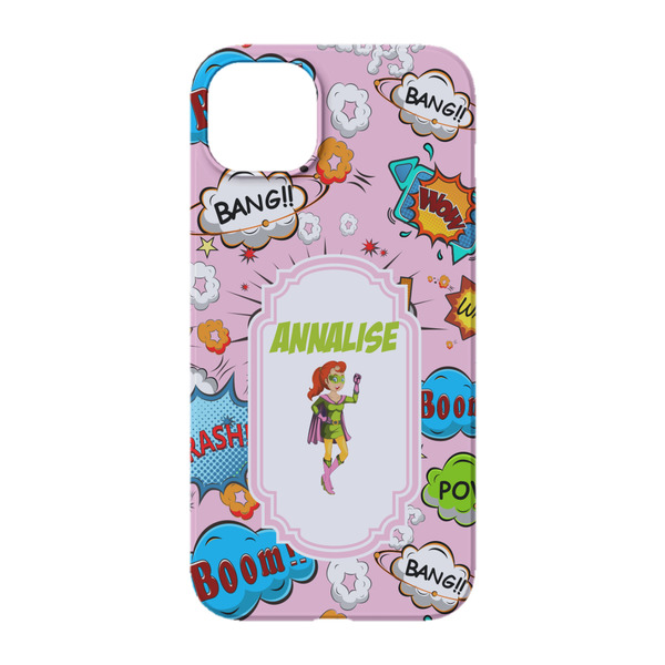 Woman Superhero iPhone 14 Pro Case - Back