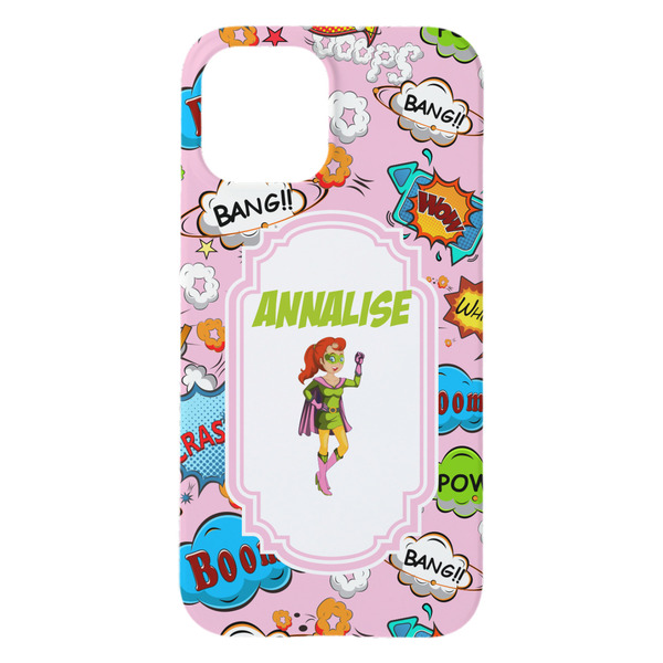 Woman Superhero iPhone 15 Plus Case - Back