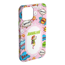 Woman Superhero iPhone Case - Plastic (Personalized)