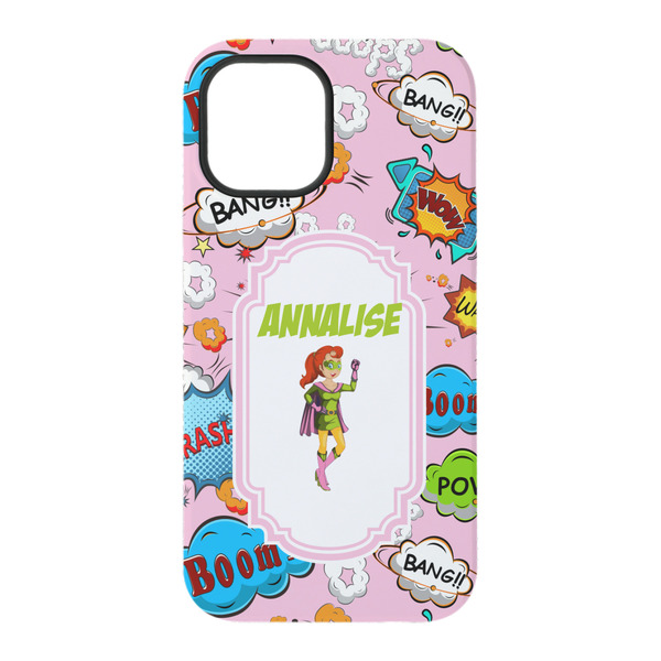 Woman Superhero iPhone 15 Tough Case - Back