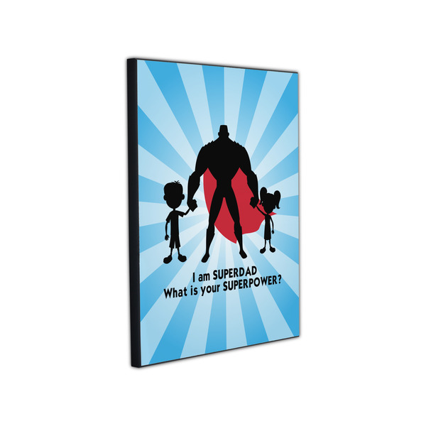 Super Dad 11x14 Wood Print - Angle View
