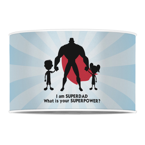 Super Dad 12" Drum Lampshade - FRONT (Poly Film)