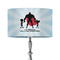 Super Dad 12" Drum Lampshade - ON STAND (Fabric)