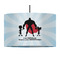 Super Dad 12" Drum Pendant Lamp - Fabric