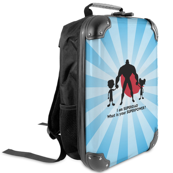 Custom Super Dad Kids Hard Shell Backpack