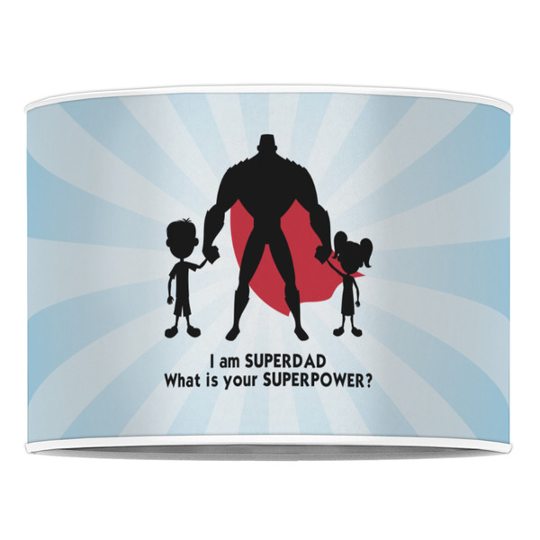 Super Dad 16" Drum Lampshade - FRONT (Poly Film)