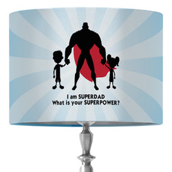 Super Dad 16" Drum Lamp Shade - Fabric
