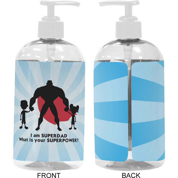 Super Dad 16 oz Plastic Liquid Dispenser- Approval- White