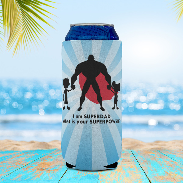 Super Dad 16oz Can Sleeve - LIFESTYLE