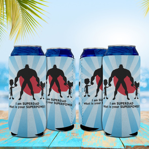 Super Dad 16oz Can Sleeve - Set of 4 - LIFESTYLE