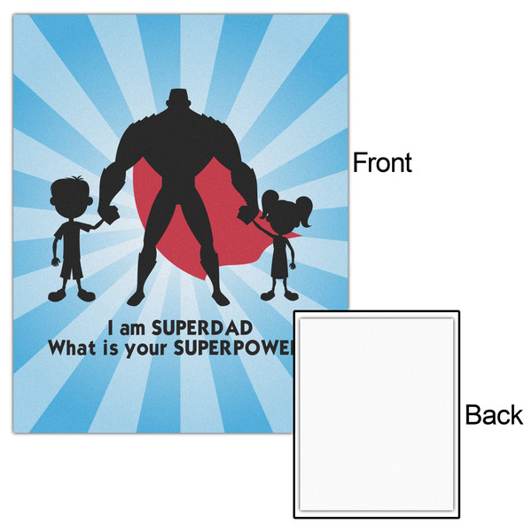 Super Dad 16x20 - Matte Poster - Front & Back