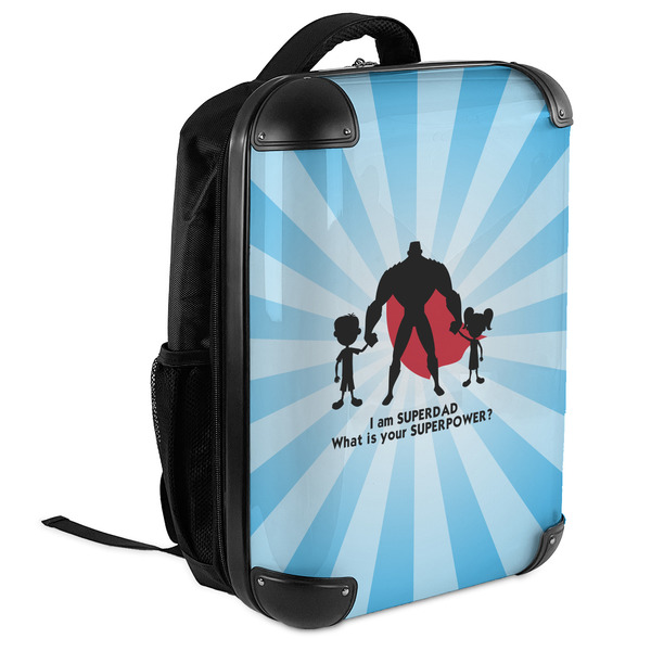 Super Dad 18" Hard Shell Backpacks - ANGLED VIEW