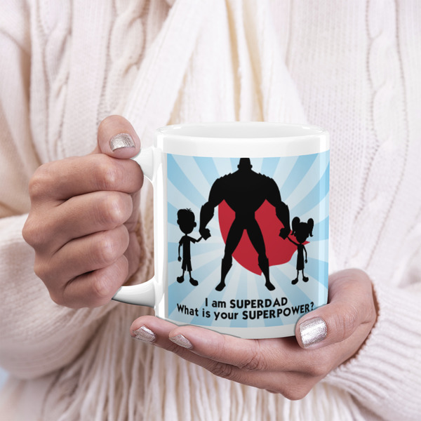 Super Dad 20oz Coffee Mug - LIFESTYLE