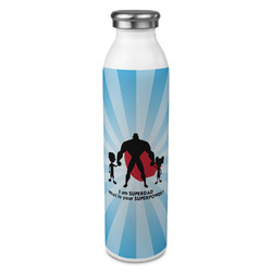 Super Dad 20oz Stainless Steel Water Bottle - Full Print