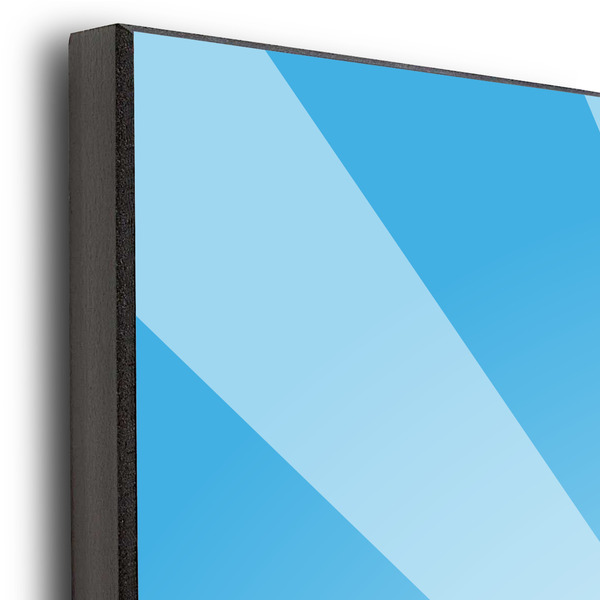 Super Dad 20x24 Wood Print - Closeup