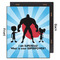 Super Dad 20x24 Wood Print - Front & Back View