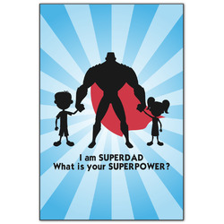 Super Dad Wood Print - 20x30