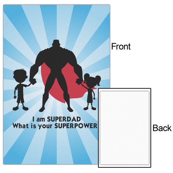 Super Dad 24x36 - Matte Poster - Front & Back