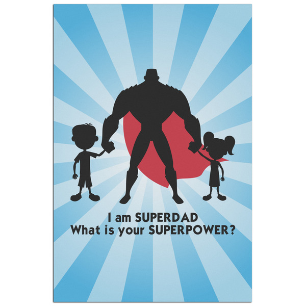 Custom Super Dad Poster - Matte - 24x36