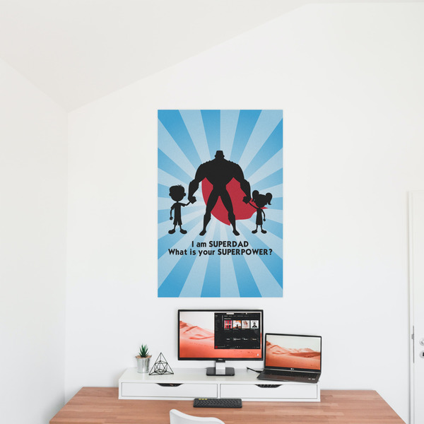 Super Dad 24x36 - Matte Poster - On the Wall