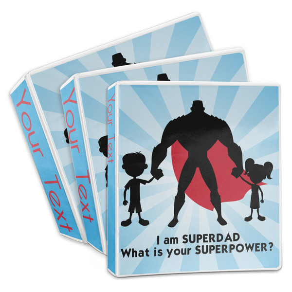 Custom Super Dad 3-Ring Binder