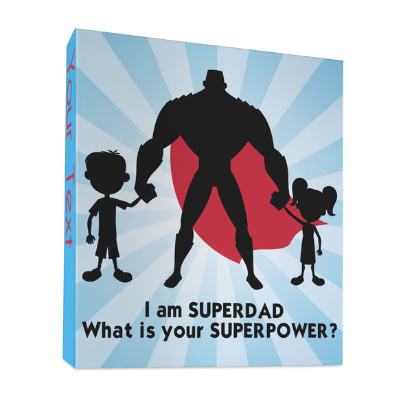 Super Dad 3 Ring Binders - Full Wrap - 1" - FRONT