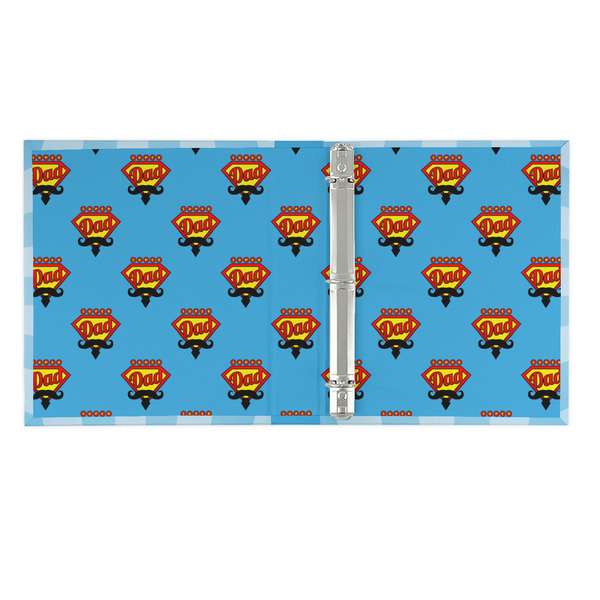 Super Dad 3 Ring Binders - Full Wrap - 1" - OPEN INSIDE