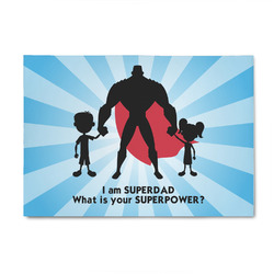 Super Dad 4' x 6' Indoor Area Rug