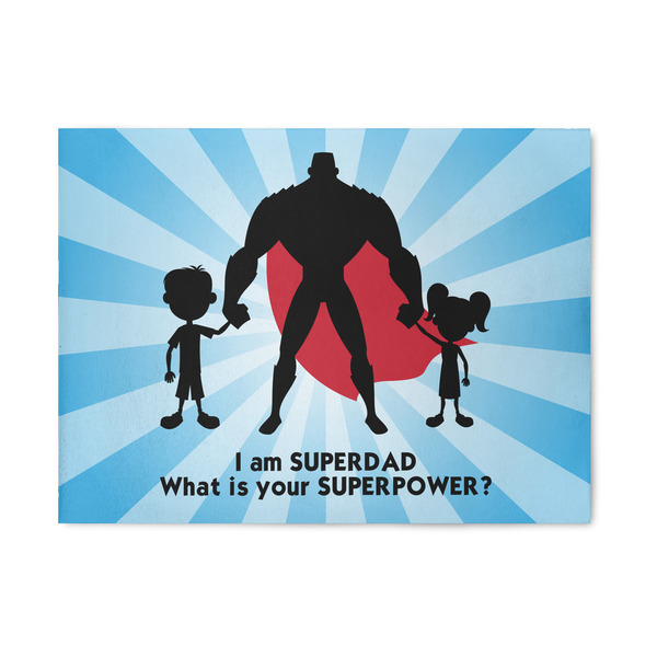 Custom Super Dad Area Rug