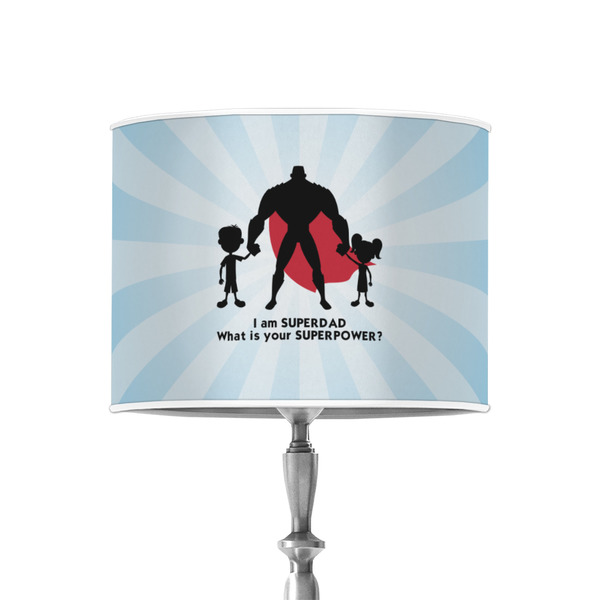 Super Dad 8" Drum Lampshade - ON STAND (Poly Film)