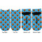 Super Dad Adult Ankle Socks - Double Pair - Front and Back - Apvl