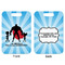 Super Dad Aluminum Luggage Tag (Front + Back)
