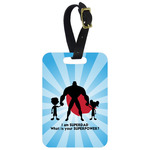 Super Dad Metal Luggage Tag