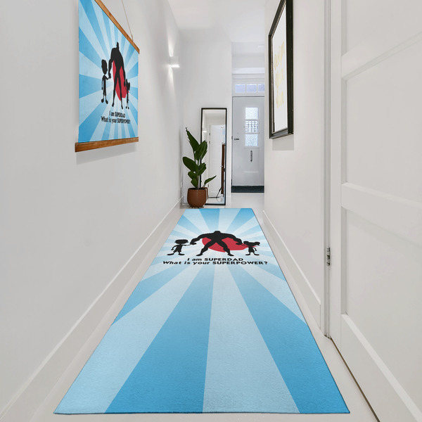 Super Dad Area Rug Sizes - In Context (vertical)