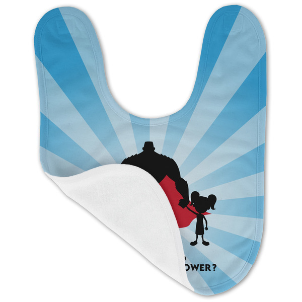 Super Dad Baby Bib - AFT folded