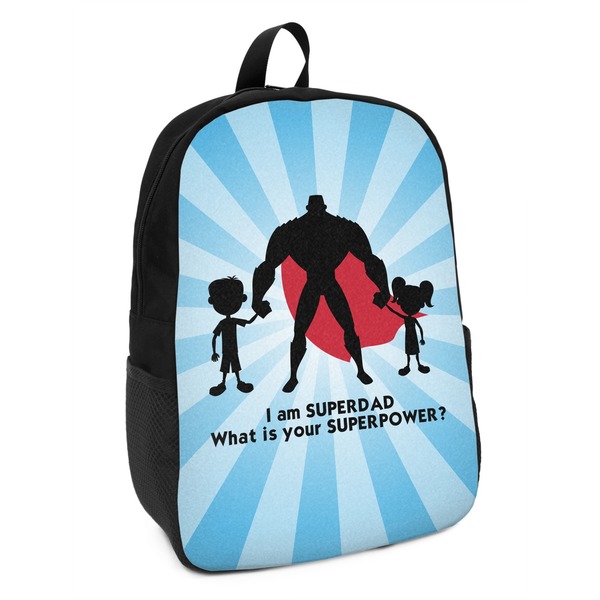 Custom Super Dad Kids Backpack