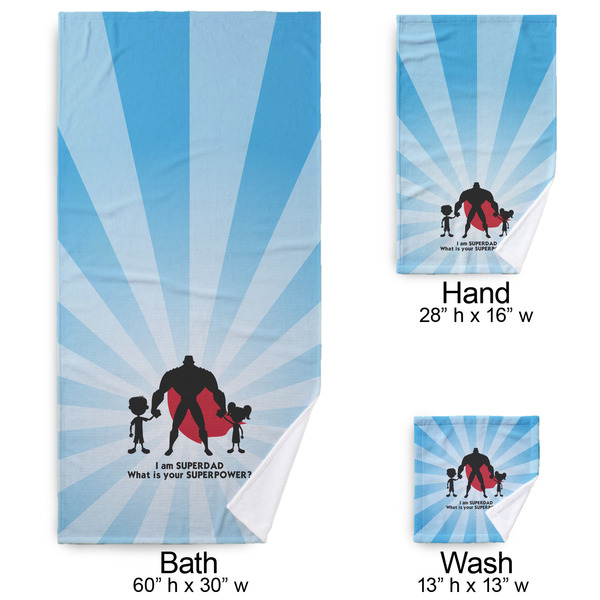 Super Dad Bath Towel Sets - 3-piece - Approval