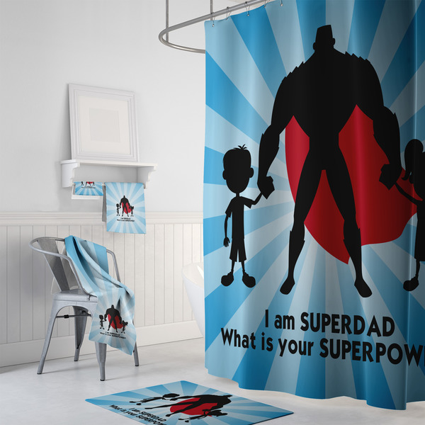 Super Dad Bath Towel Sets - 3-piece - In Context