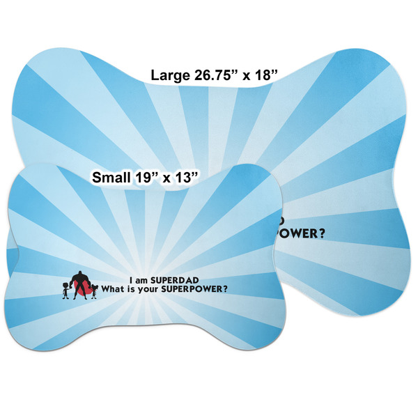 Super Dad Bone Shaped Mat Comparison
