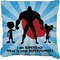 Super Dad Burlap Pillow 24"