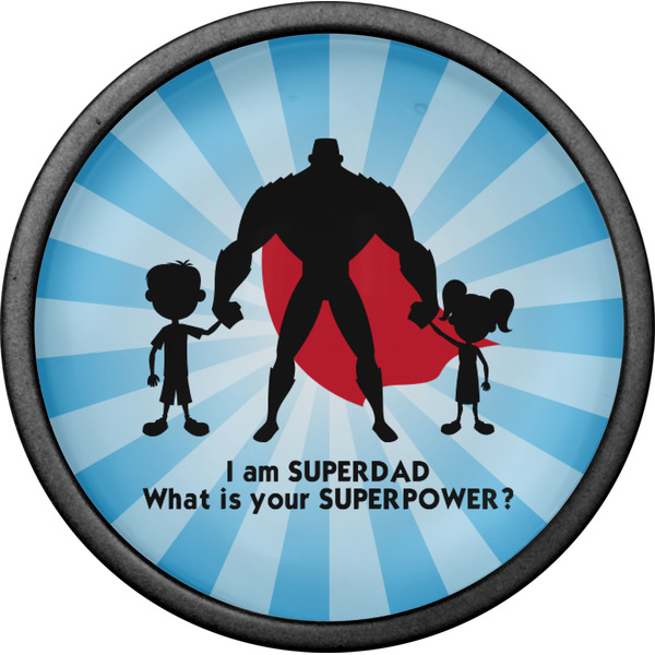 Super Dad Cabinet Knob - Black - Front