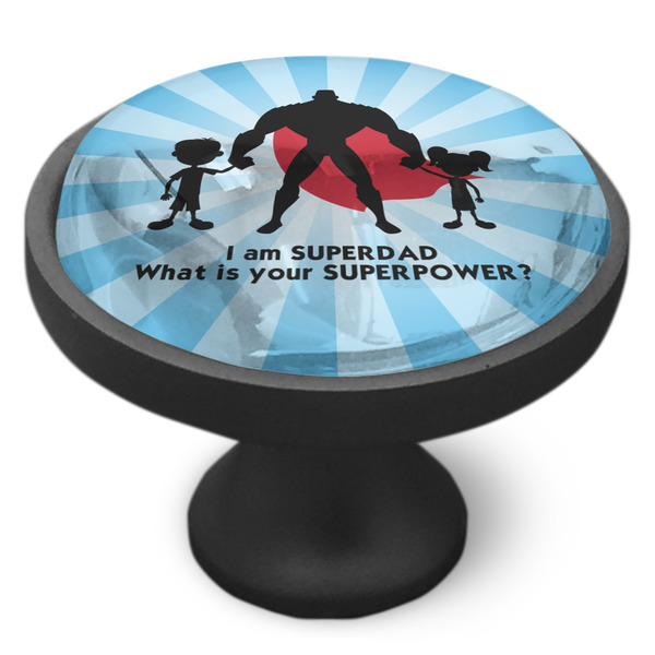 Super Dad Cabinet Knob - Black - Side