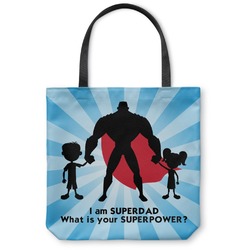 Super Dad Canvas Tote Bag - Medium - 16"x16"