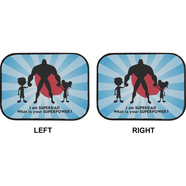 Super Dad Car Floor Mats (Back Seat) (Approval)