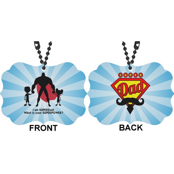 Super Dad Car Ornament (Approval)