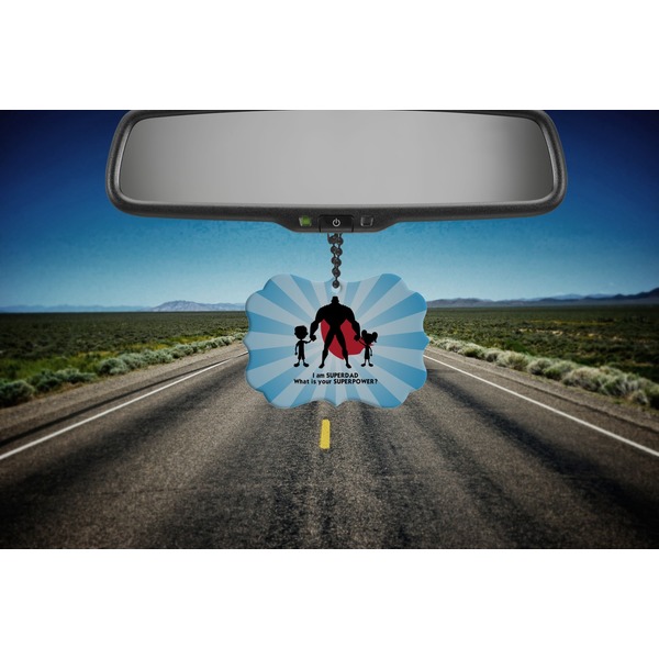 Super Dad Car Ornament (Road)