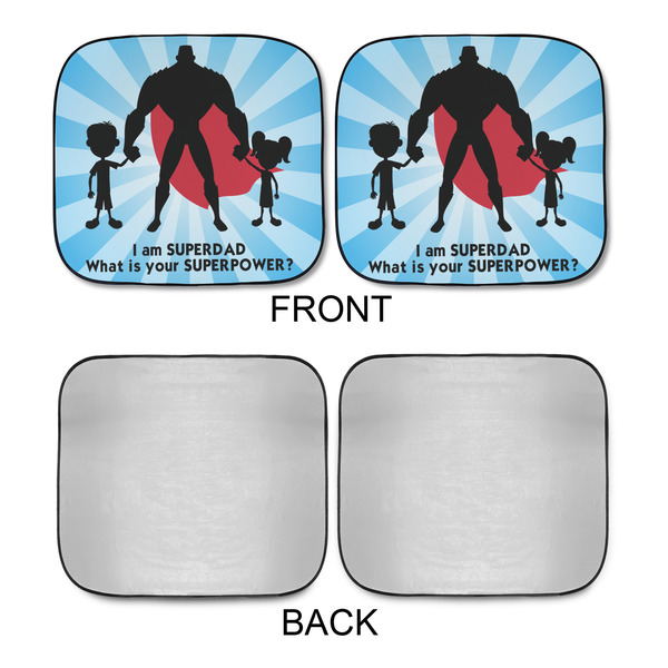 Super Dad Car Sun Shades - APPROVAL