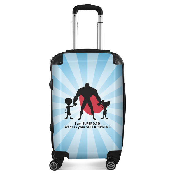 Custom Super Dad Suitcase - 20" Carry On