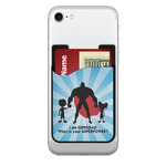 Super Dad 2-in-1 Cell Phone Credit Card Holder & Screen Cleaner